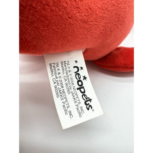 Neopets Red Poogle Plush Jumbo Large Collector 2008 Jakks Pacific - Picture 5 of 6